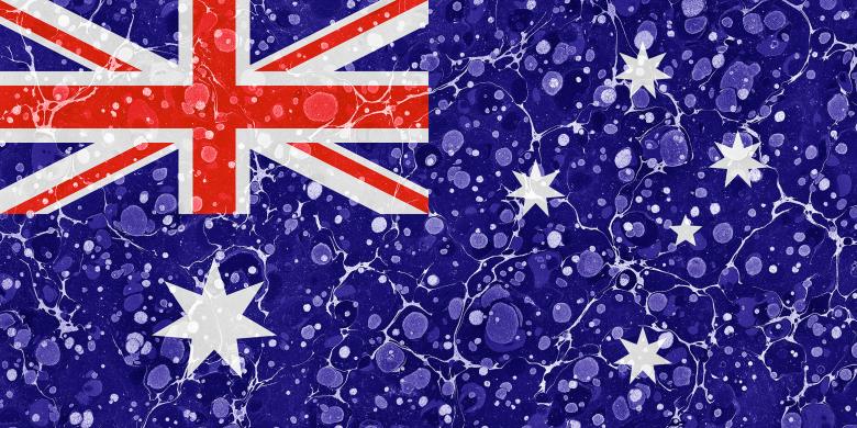 Free stock image of Marbled Flag - Australia created by Nicolas Raymond