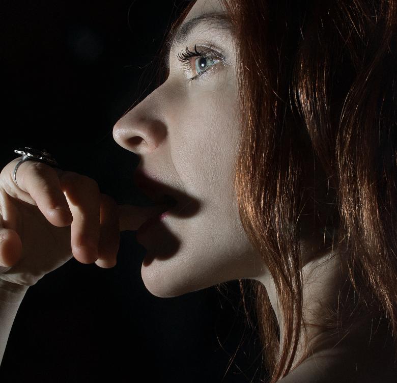 Free stock image of Female profile created by Alexander Krivitskiy