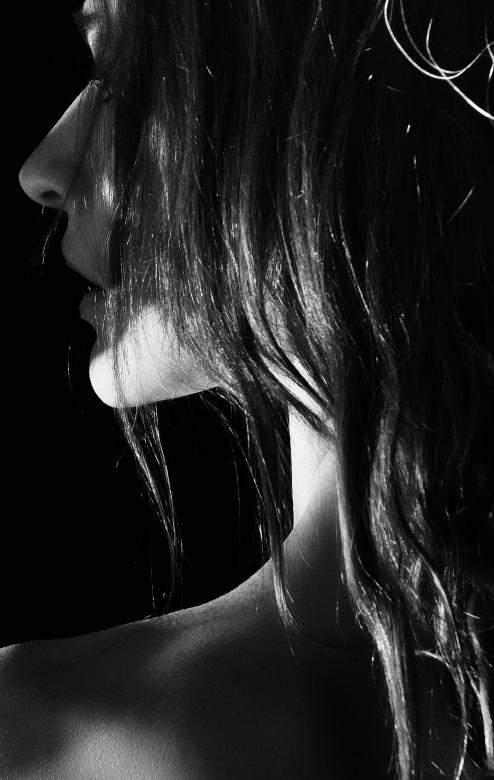 Free stock image of Female profile created by Alexander Krivitskiy