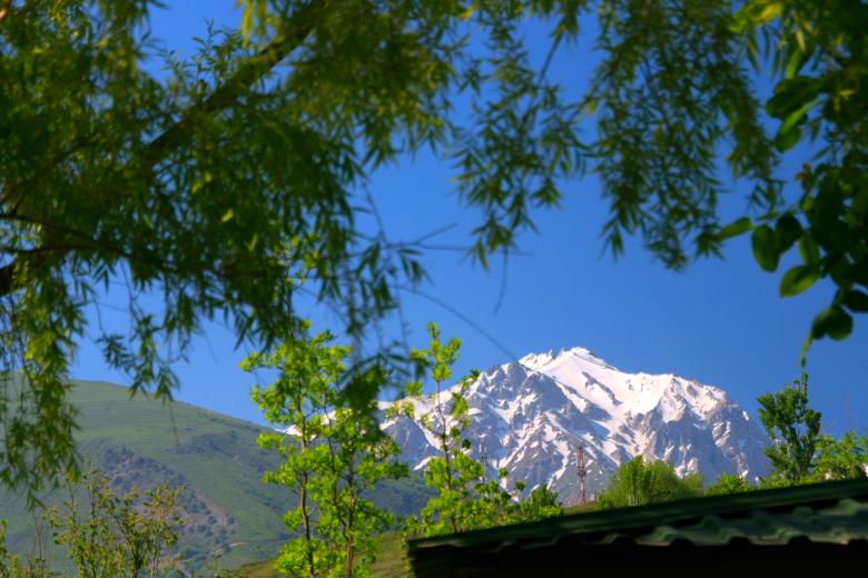 Free stock image of Mountain and blue sky created by 2happy
