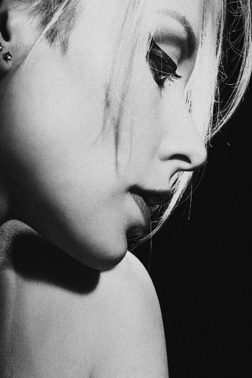 Free stock image of Female profile created by Alexander Krivitskiy