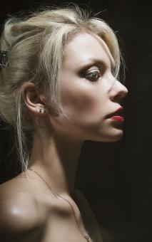 Free Stock Photo of Female profile