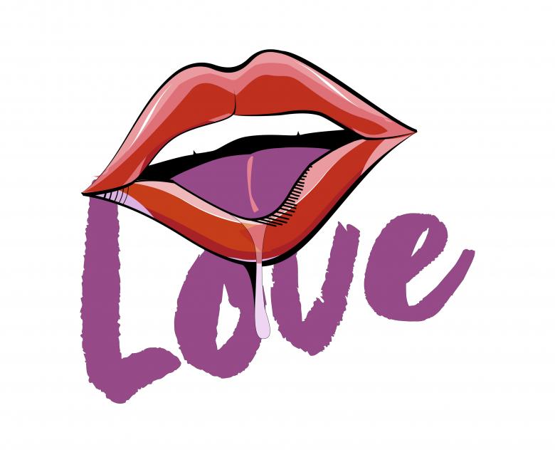 Free stock image of lips created by Martin Andres Abalos