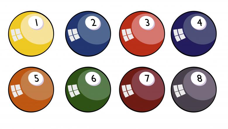 Free stock image of pool balls created by Martin Andres Abalos