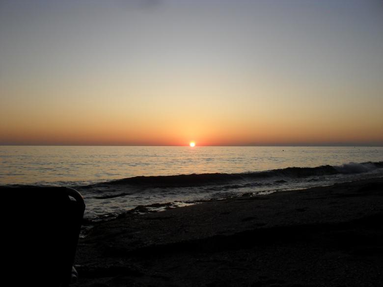 Free stock image of Evening sunset on the sea created by Nikolai Andreev