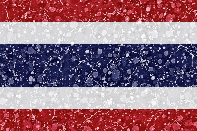 Free stock image of Marbled Flag - Thailand created by Nicolas Raymond