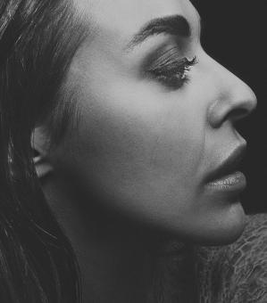Free Stock Photo of Female profile