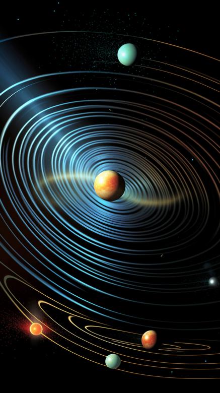 Free stock image of Cosmic Symphony of Magnetism created by sahel omar