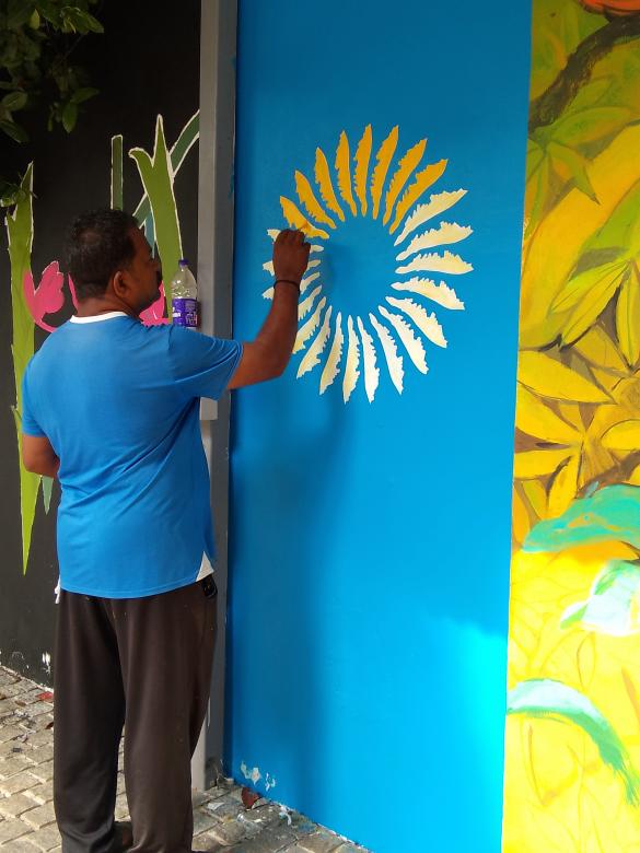 Free stock image of Street Painting  created by VIJOY M ALEXANDER