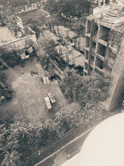 view from the roof of the 8th floor