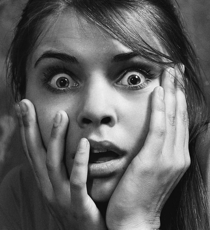 Free stock image of Surprised woman created by Alexander Krivitskiy
