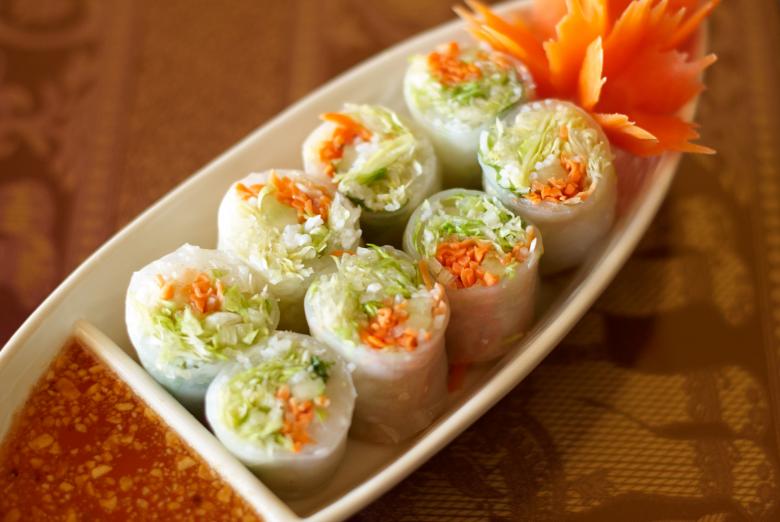 Free stock image of Thai spring rolls created by Secret Agency