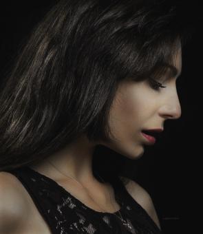 Free Stock Photo of Female profile