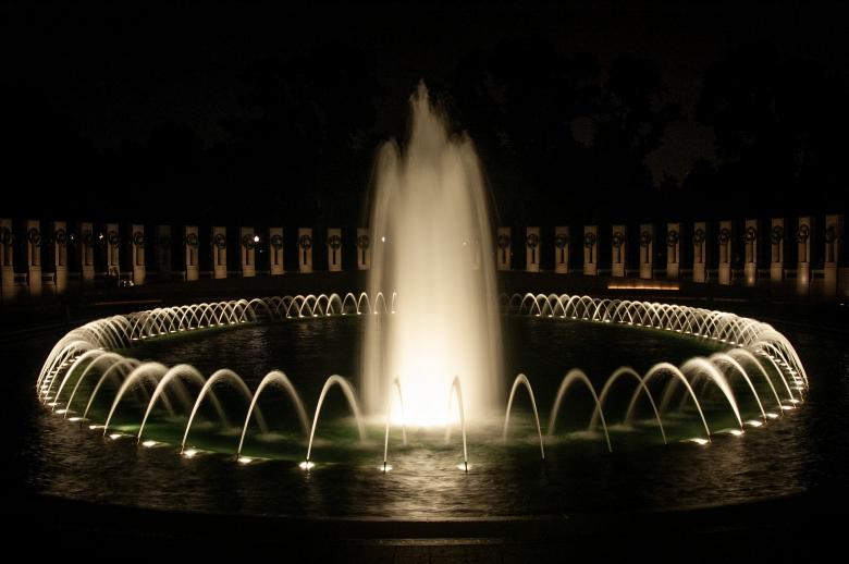 Free stock image of Fountain city night created by Matt Bango