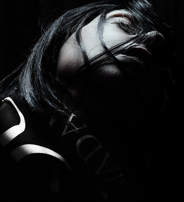 Free stock image of Dark female portrait created by Alexander Krivitskiy