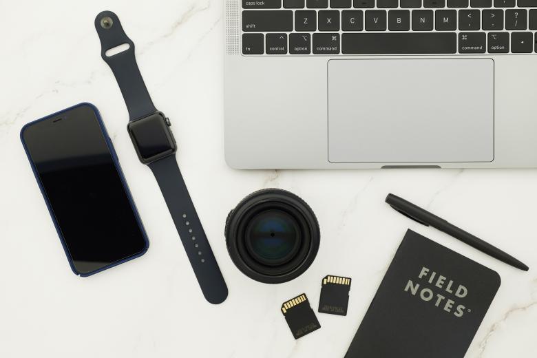 Free stock image of Office desk top view created by Top Down Tech
