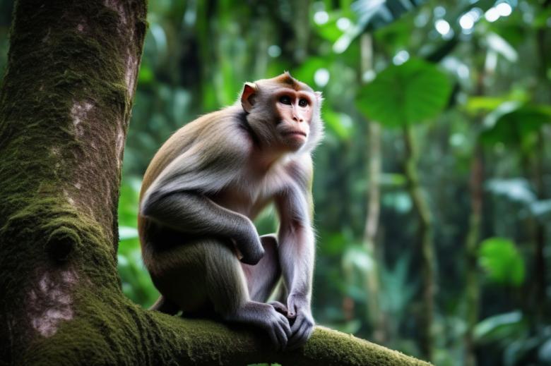 Free stock image of Monkey in the jungle created by Ari Rakhmansyah