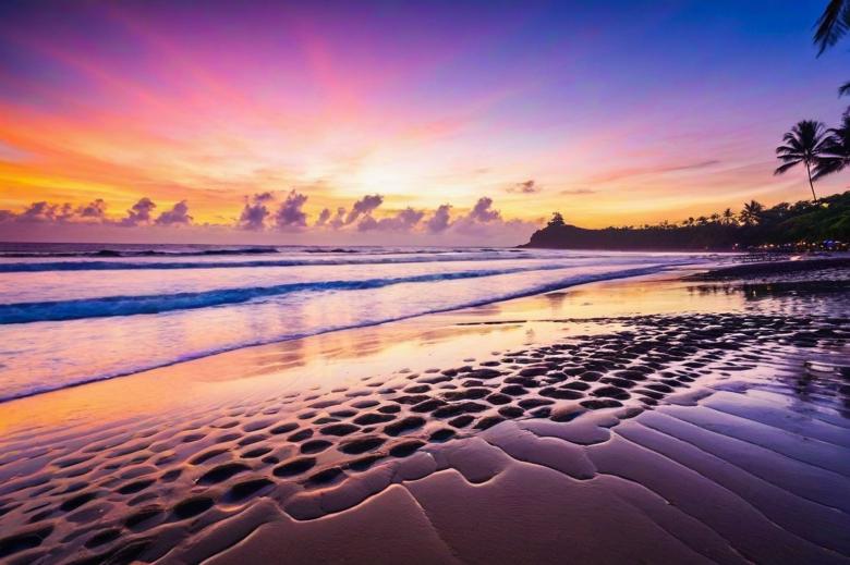 Free stock image of Beach Sunset created by Ari Rakhmansyah
