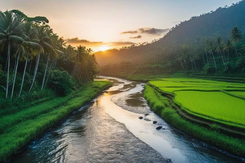 Free stock image of Morning River created by Ari Rakhmansyah