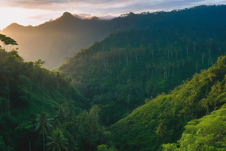 Free stock image of Morning mountain created by Ari Rakhmansyah