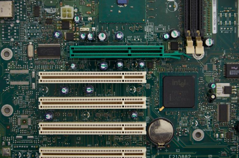 Free stock image of Computer motherboard created by Lenharth Systems