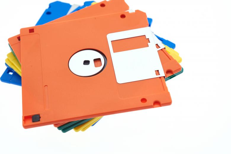 Free stock image of Stack of floppy drives created by Lenharth Systems