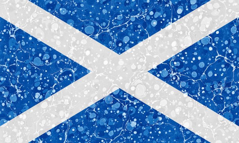 Free stock image of Marbled Flag - Scotland created by Nicolas Raymond