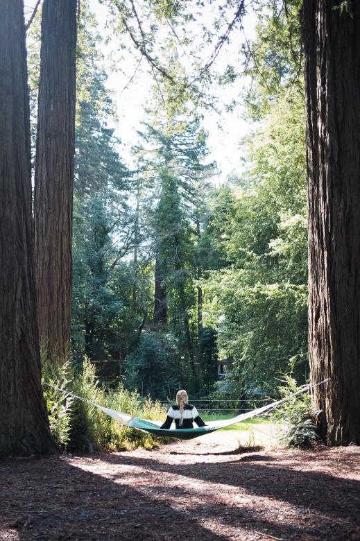 Free stock image of Woman in hammock created by Matt Bango