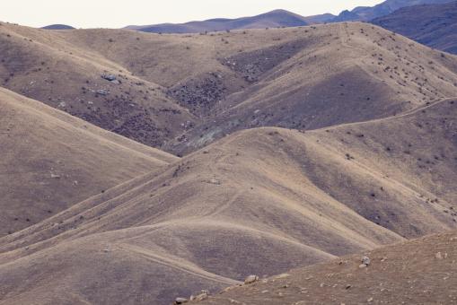 Free Stock Photo of Rolling valley hills