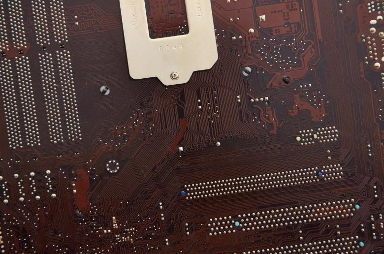 Free stock image of Circuit board background created by Lenharth Systems