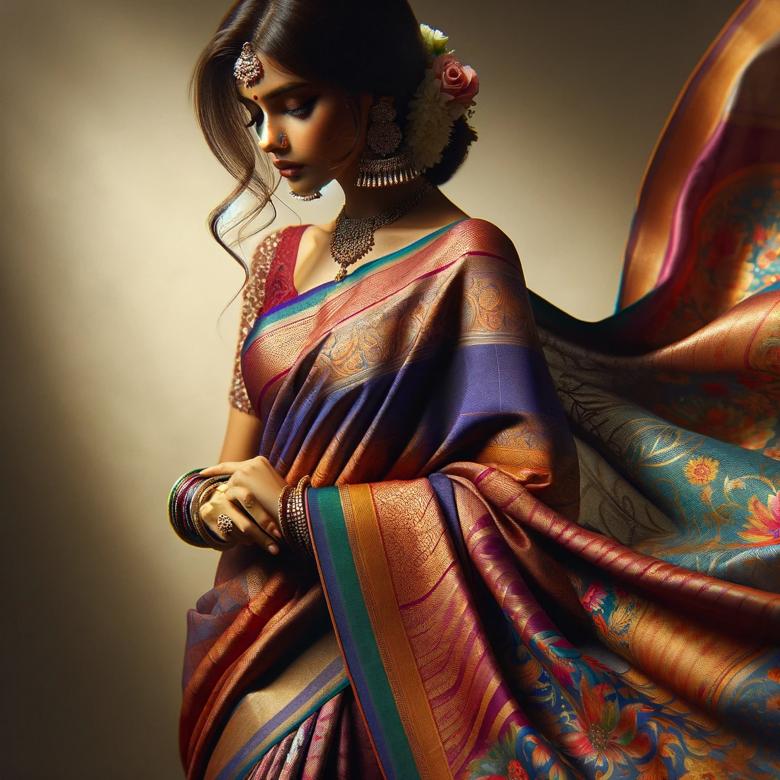 Free stock image of Traditional saree created by milidas