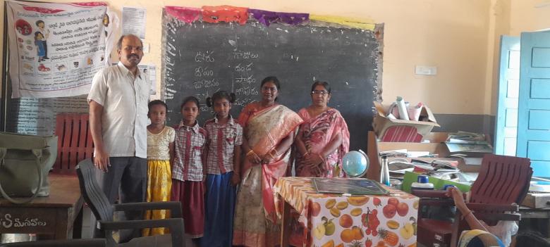 Free stock image of School children  created by Kanduri Narasimha Charyulu