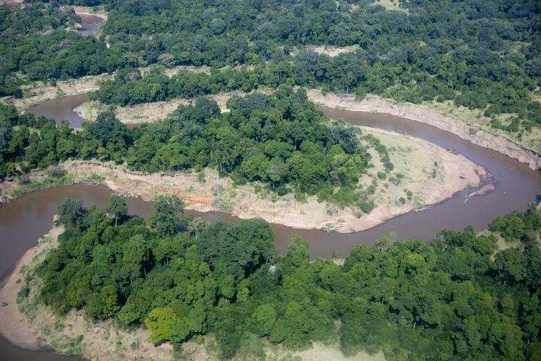 Free stock image of River aerial created by Matt Bango