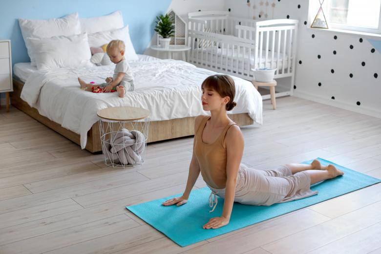 Free stock image of Yoga mom  and child created by Yoga