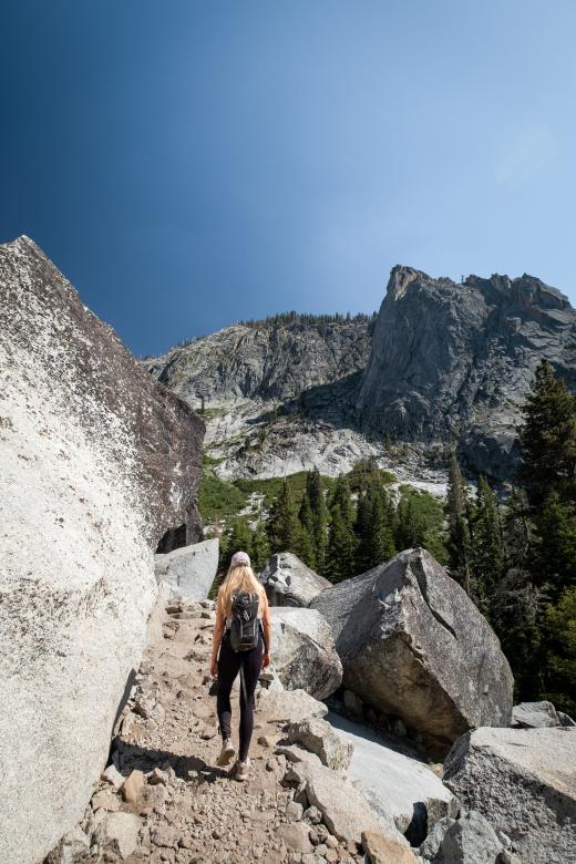 Free stock image of Female hiker created by Matt Bango
