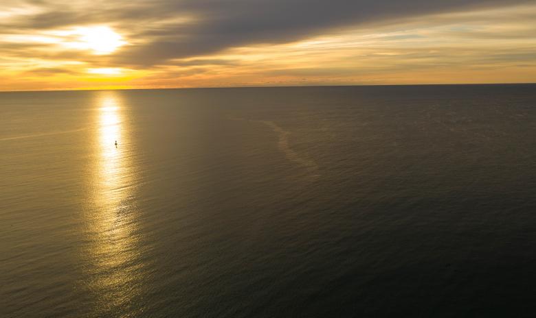 Free stock image of Ocean sunset created by JJ Sky