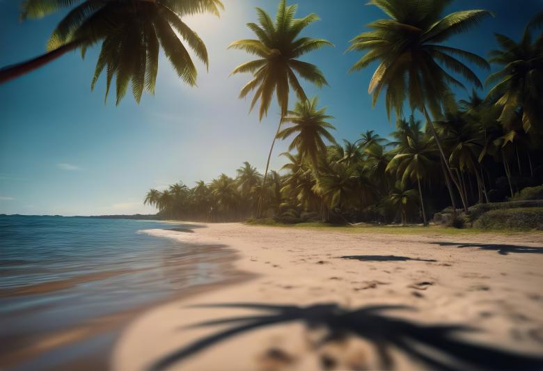 Free stock image of Palm Trees Beach created by StayWeird