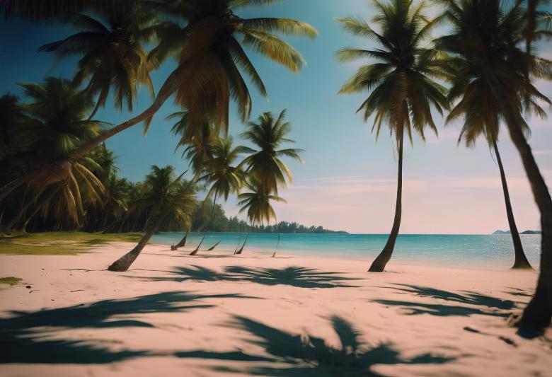 Free stock image of Beach Palm Trees created by StayWeird