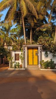 Yellow Door Exterior - Free Stock Photo