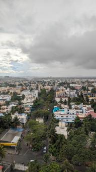 Aerial view of a small town - Free Stock Photo