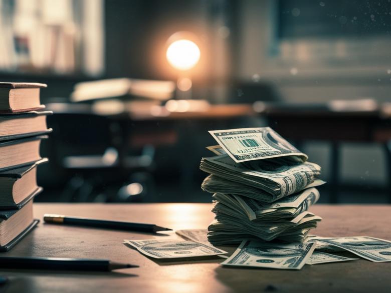 Free stock image of USD Dollar Currency with School Background created by Elisa Jhon - PhotoGrapher