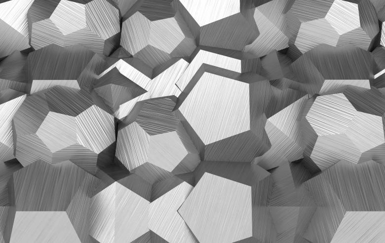 Free stock image of Silver abstract shapes created by HD Wallpapers
