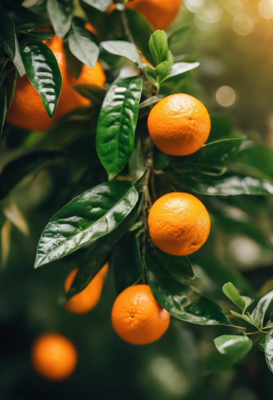 Free stock image of Fresh Orange With Green Leaves created by StayWeird