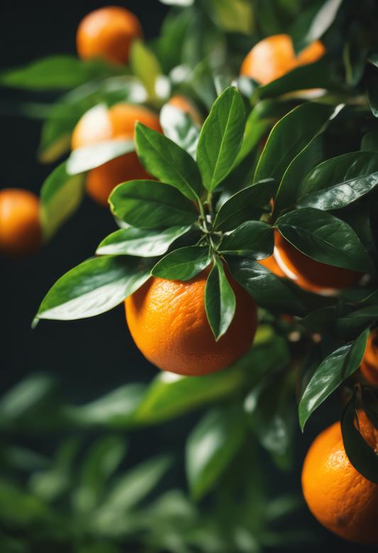 Free stock image of Fresh Orange With Green Leaves created by StayWeird