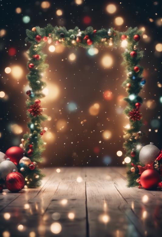 Free stock image of Merry Christmas Background With Blank Space in the Middle created by StayWeird