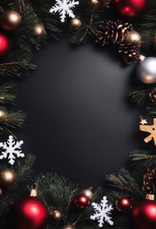 Free stock image of Merry Christmas Background With Blank Space in the Middle created by StayWeird