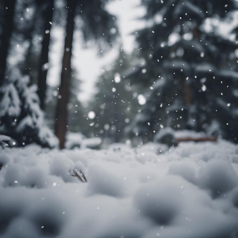 Free stock image of Snow Fell on the Pine Trees for Winter Background created by StayWeird