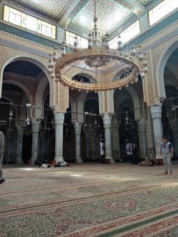 Who entered the Egyptian Mosque