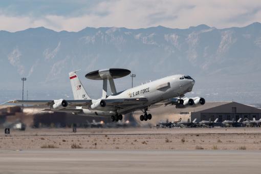 An E-3 Sentry assigned to the 552nd Air Control Wing,