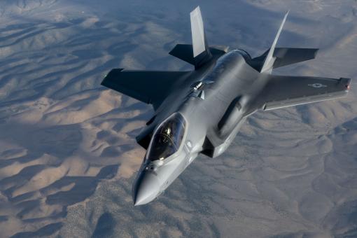 An F-35A Lightning II assigned 